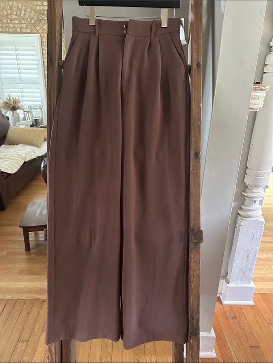 Abercrombie & Fitch Pants - ABERCROMBIE & FITCH BROWN SLACKS PANTS MEDIUM LONG NEW